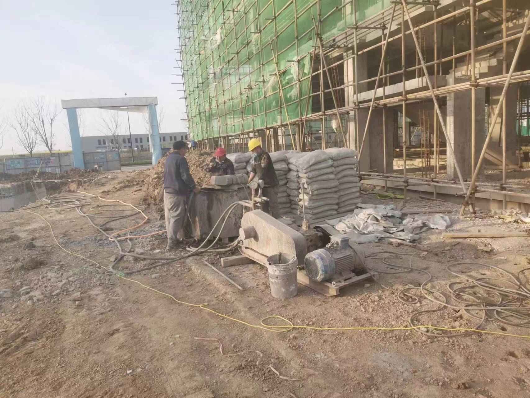 祁东别墅下沉注浆